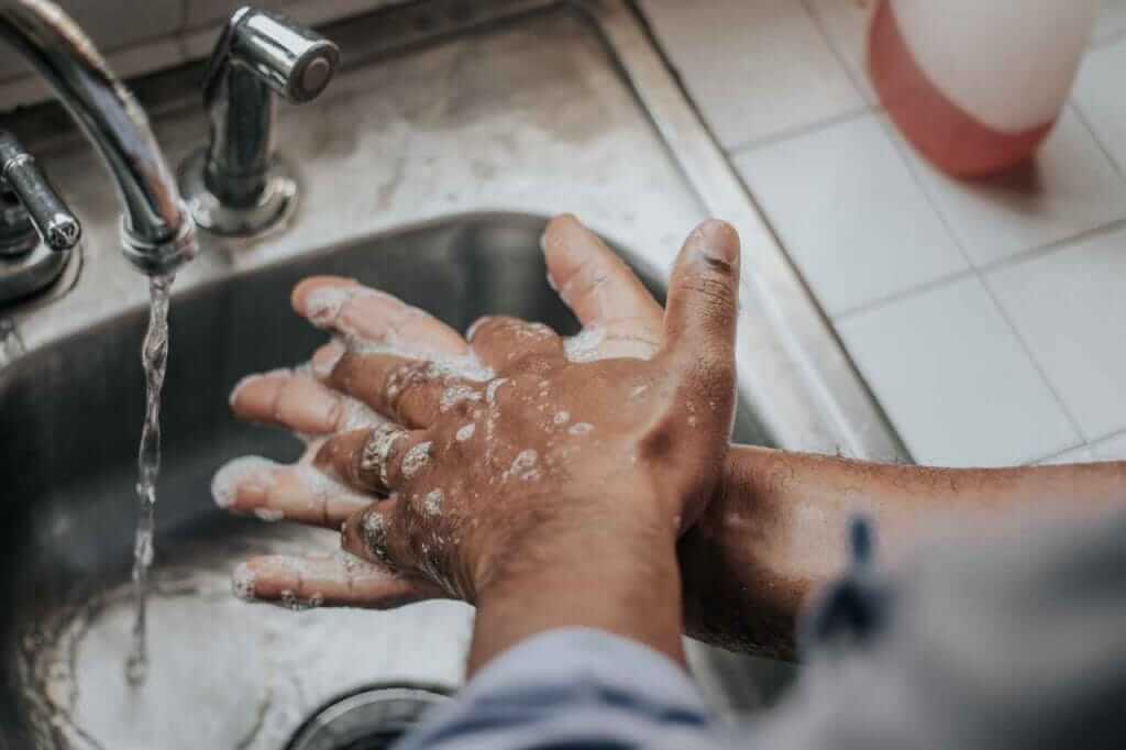 man washing hand - Personal Hygiene