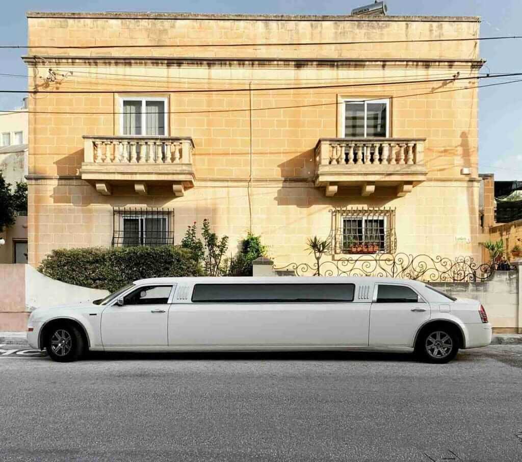 modern stretch limousine