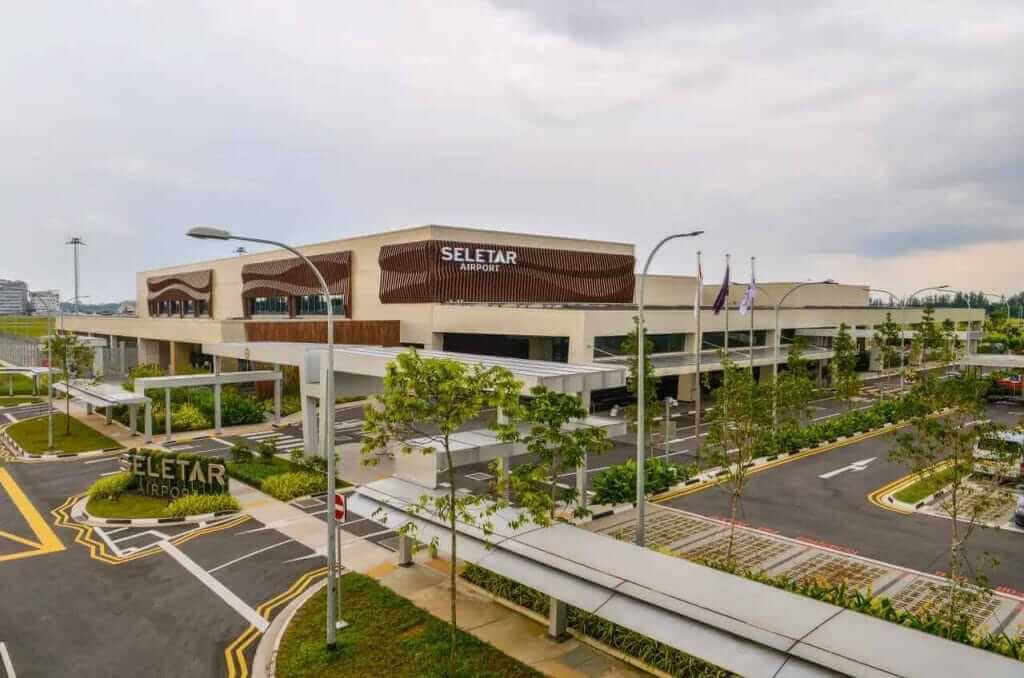 Front View Of Seletar Airport